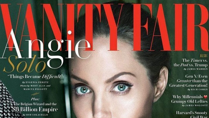 Angela Jolie. The Vanity Fair article