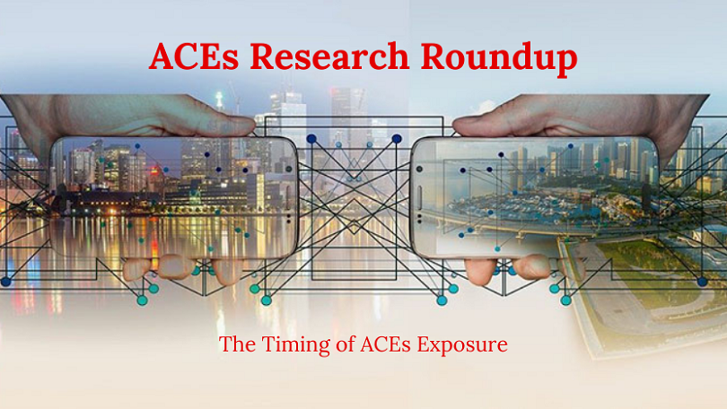 A photo indicating modern research about ACEs and the timing of ACEs exposure
